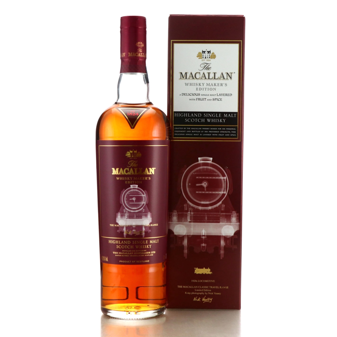 Macallan Whisky Maker's Edition 1920s Locomotive / Nick Veasey Classic Travel