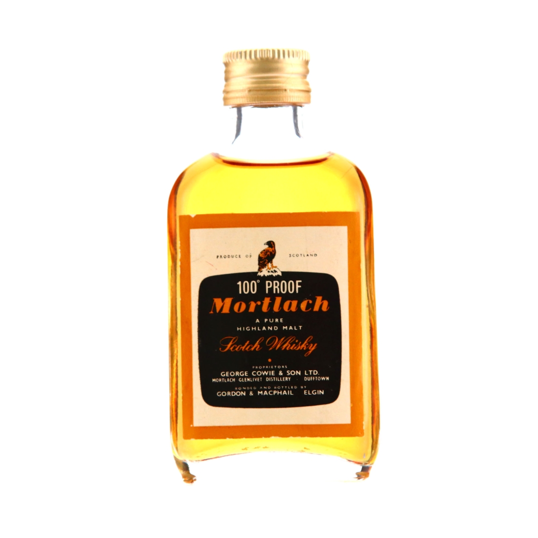 Mortlach Gordon and MacPhail 100 Proof Miniature