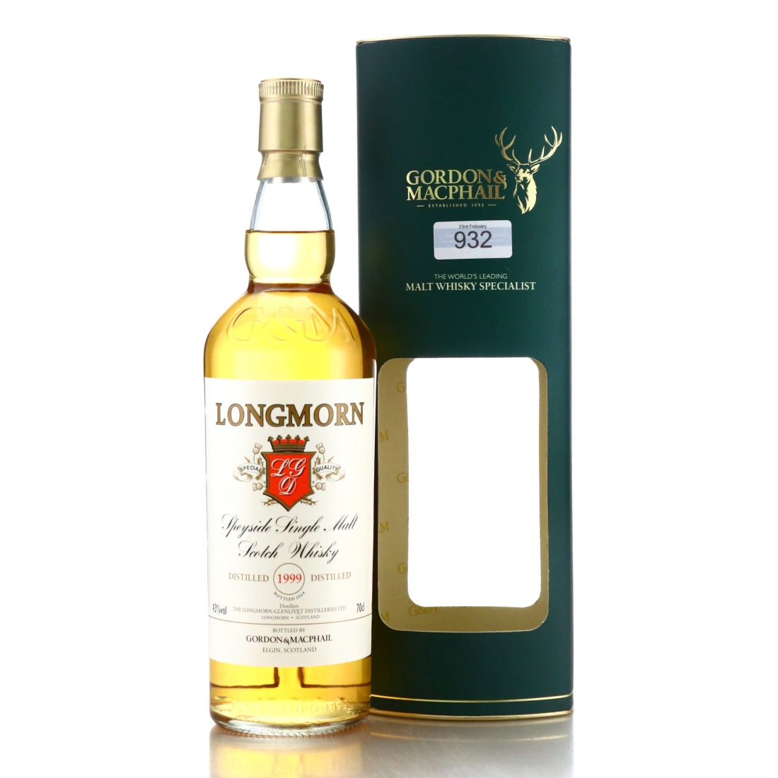 Longmorn 1999 Gordon and MacPhail