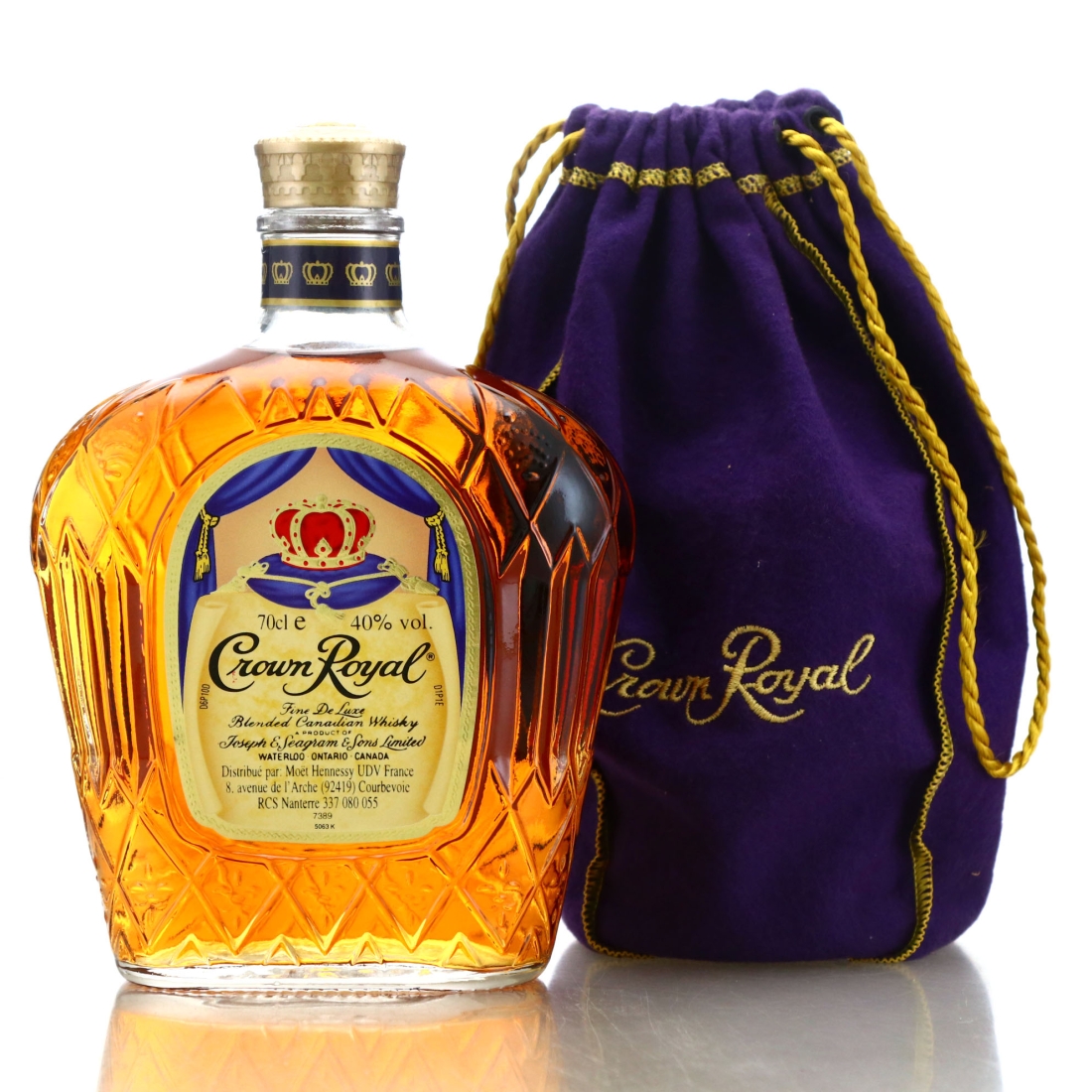 Seagram's Crown Royal Canadian Whisky 1990s