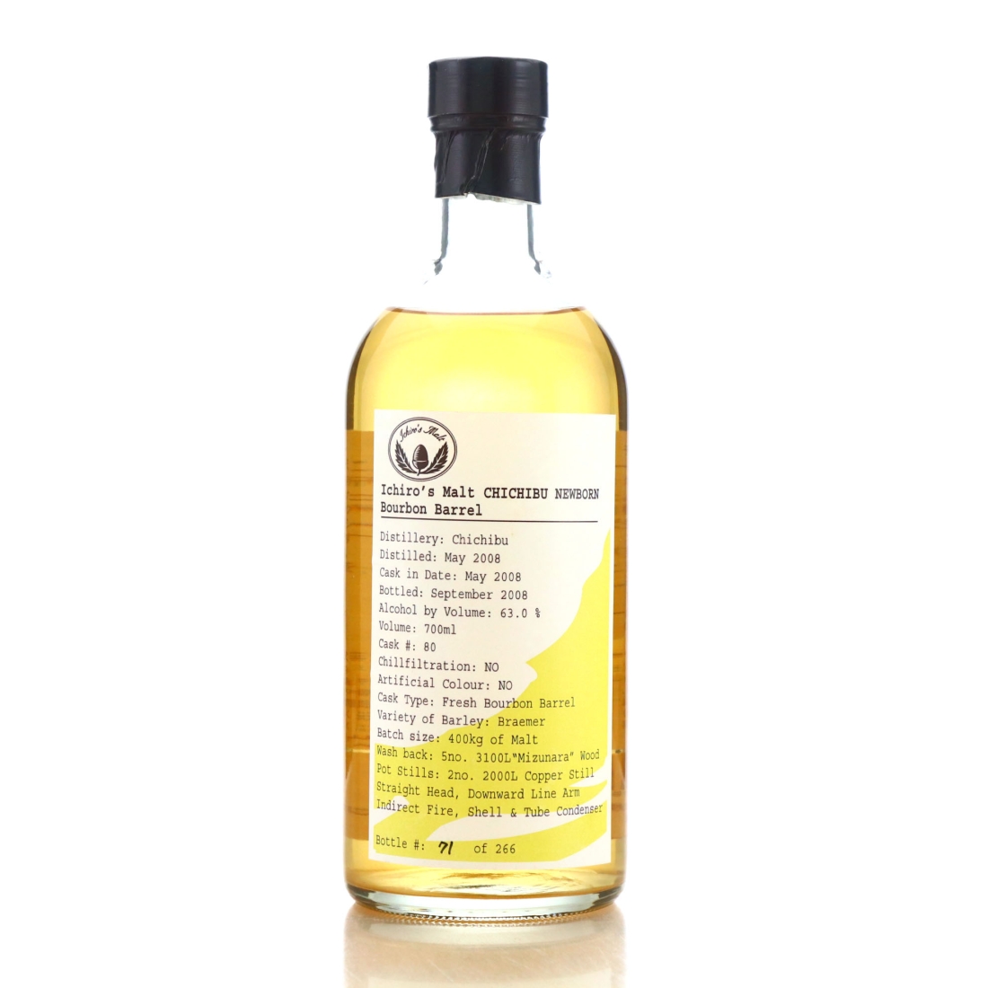 Chichibu 2008 Newborn Single Bourbon Cask #80