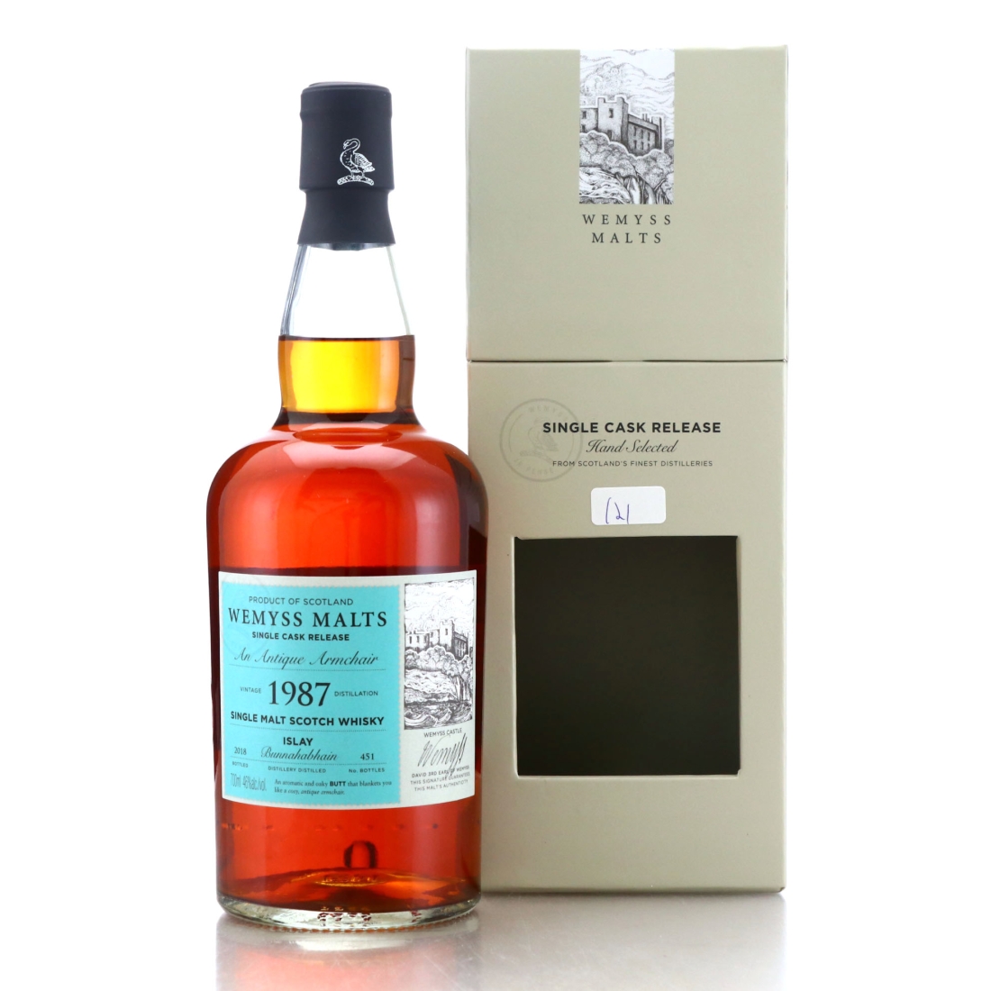 Bunnahabhain 1987 Wemyss Malts / An Antique Armchair