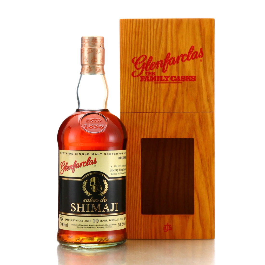 Glenfarclas 1995 Single Sherry Cask 19 Year Old #3781 / Salon de Shimaji 5th Release