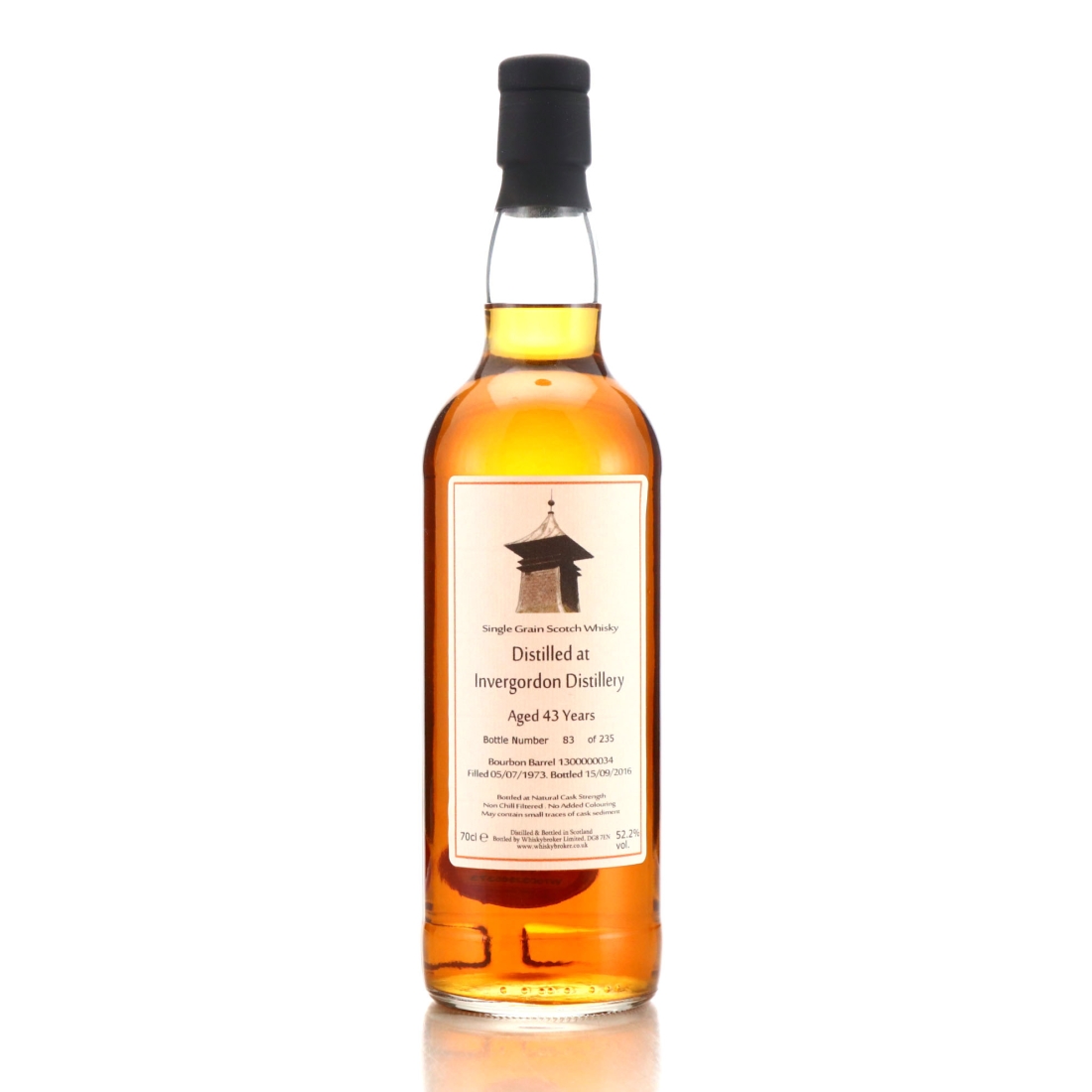 Invergordon 1973 Whisky Broker 43 Year Old