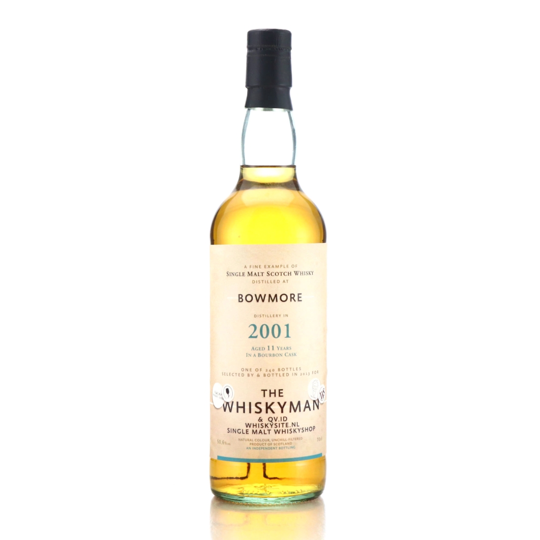 Bowmore 2001 The Whiskyman 11 Year Old / QV.ID