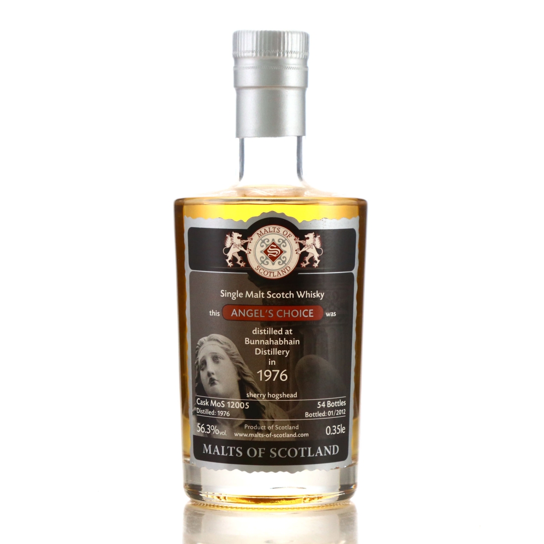 Bunnahabhain 1976 Malts of Scotland Sherry Hogshead 35cl / Angel's Choice