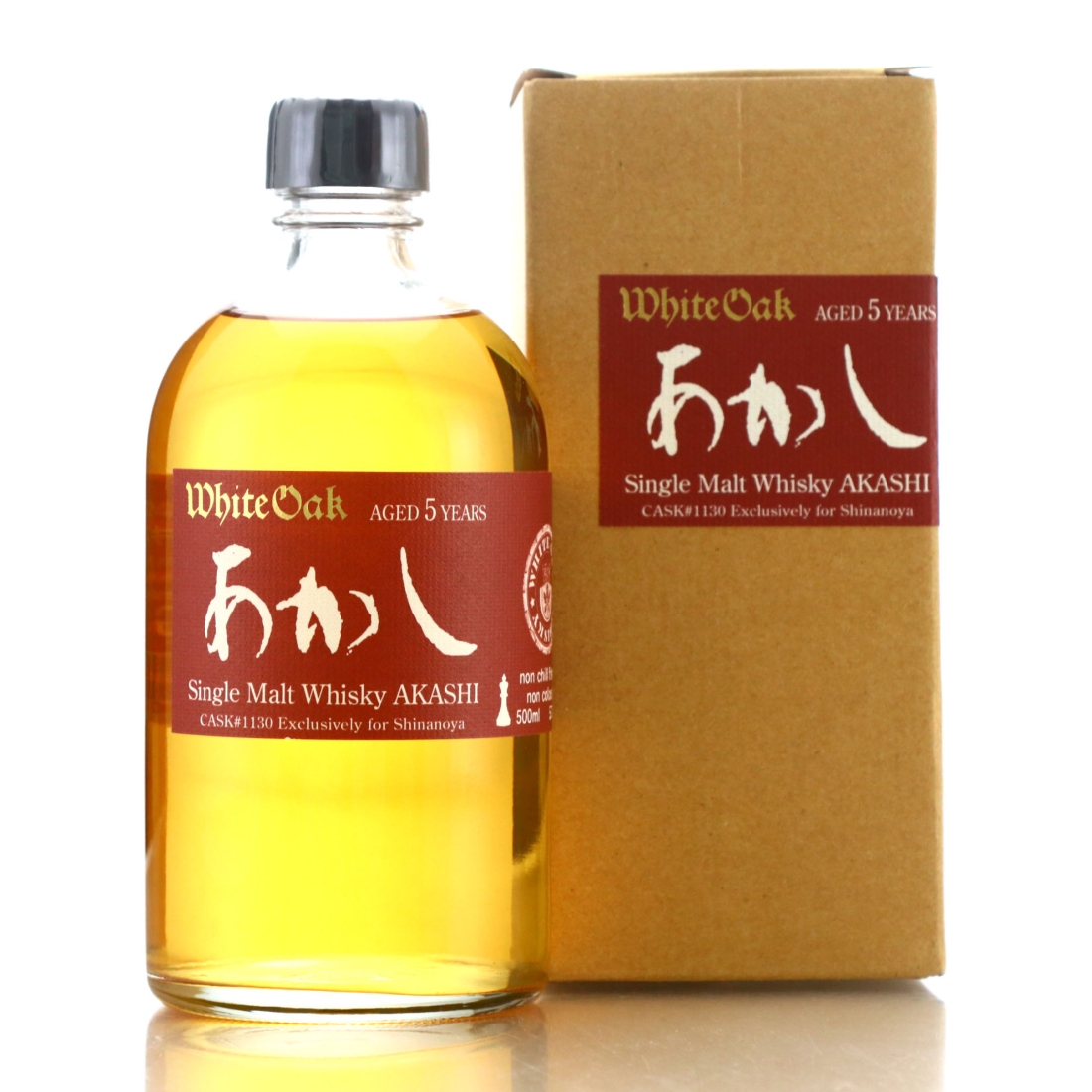 Akashi 5 Year Old Single Cask #1130 50cl / Shinanoya