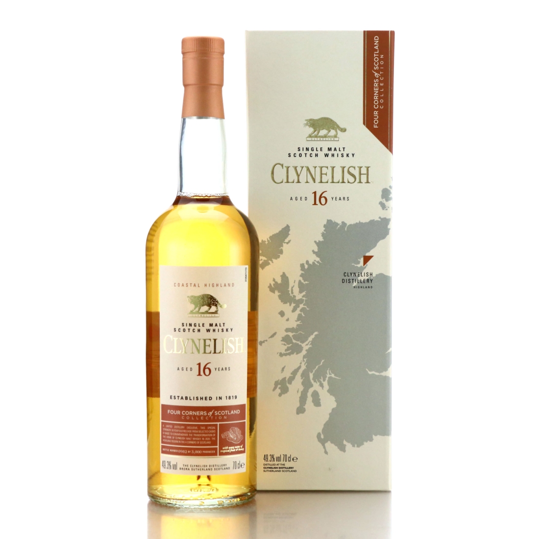 Clynelish 16 Year Old Four Corners of Scotland