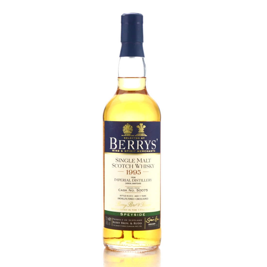 Imperial 1995 Berry Brothers and Rudd 17 Year Old