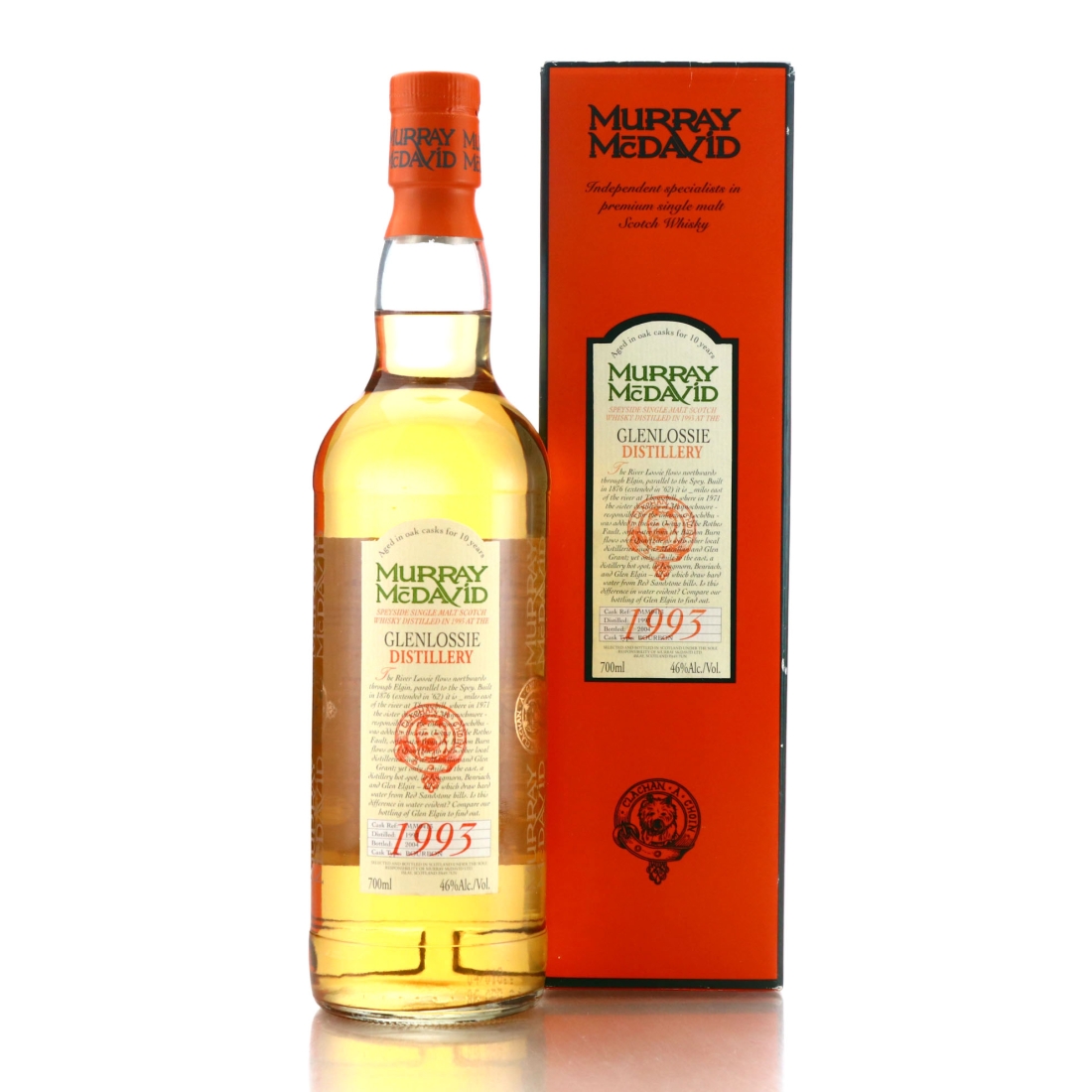 Glenlossie 1993 Murray McDavid 10 Year Old