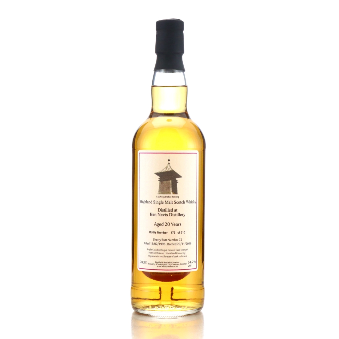 Ben Nevis 1996 Whisky Broker 20 Year Old