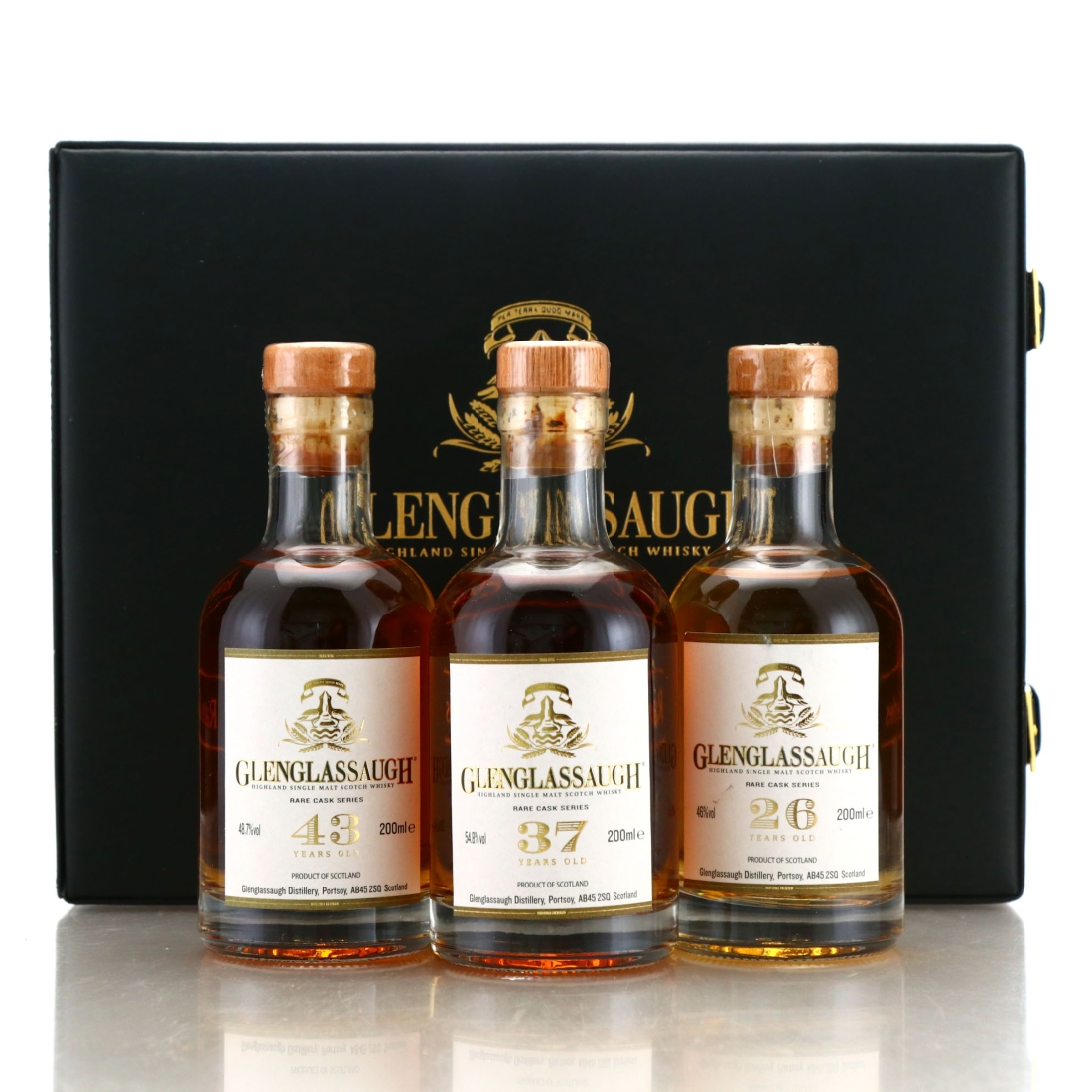 Glenglassaugh Rare Cask Series 3 x 20cl / 26, 37, 43 Year Old