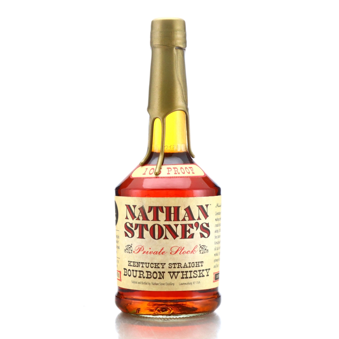 Nathan Stone's Private Stock 105 Proof Kentucky Straight Bourbon 1990