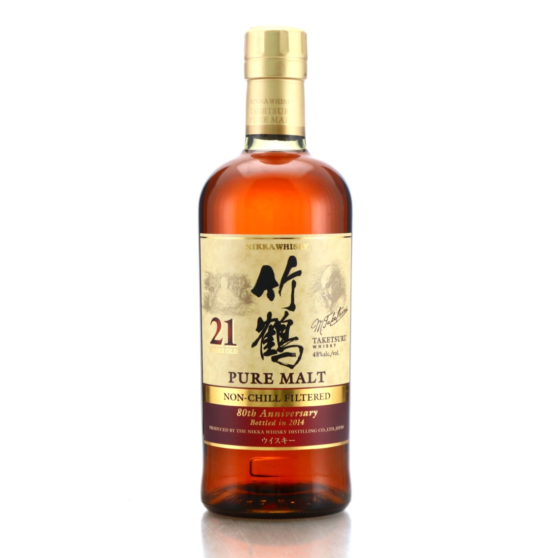 Taketsuru 21 Year Old Non-Chill Filtered / 80th Anniversary