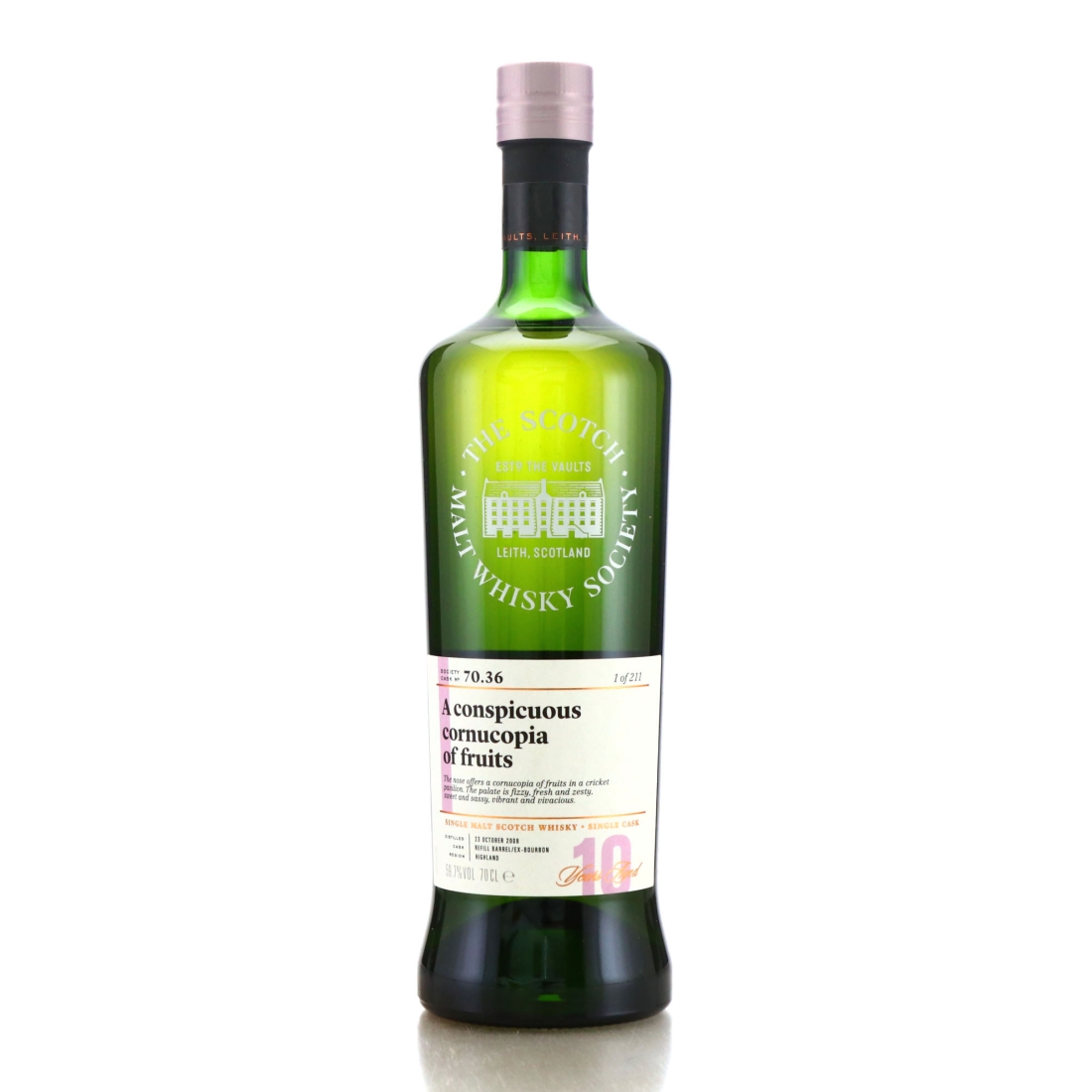 Balblair 2008 SMWS 10 Year Old 70.36