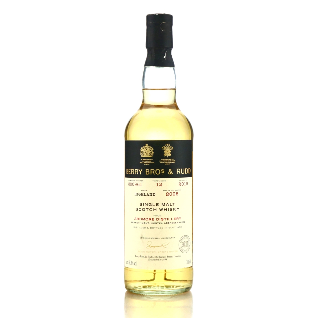 Ardmore 2006 Cask Strength Berry Brothers and Rudd 12 Year Old
