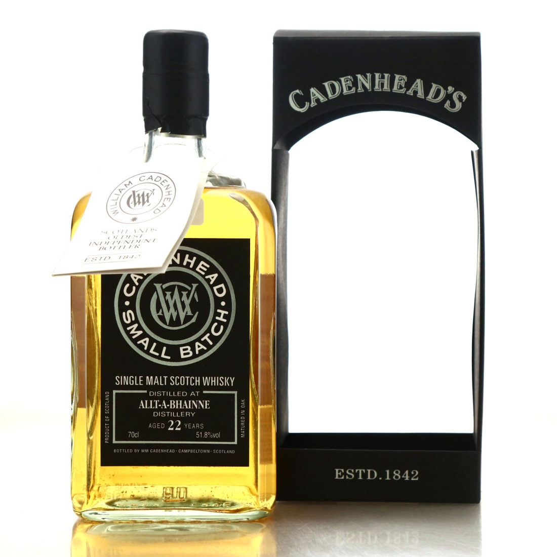Allt-A-Bhainne 1992 Cadenhead's 22 Year Old Small Batch / Shinanoya 10th Anniversary