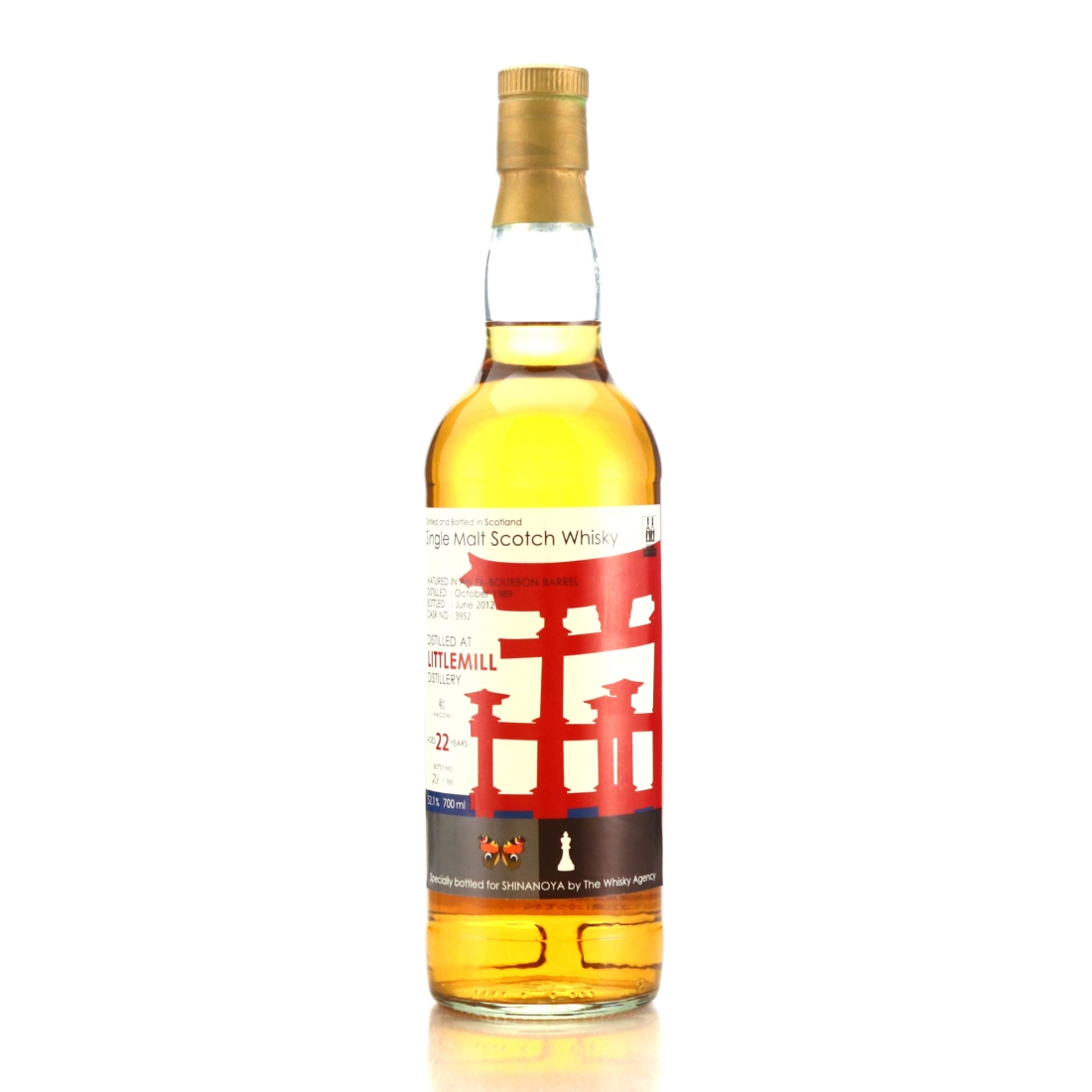 Littlemill 1989 Whisky Agency 22 Year Old / Shinanoya