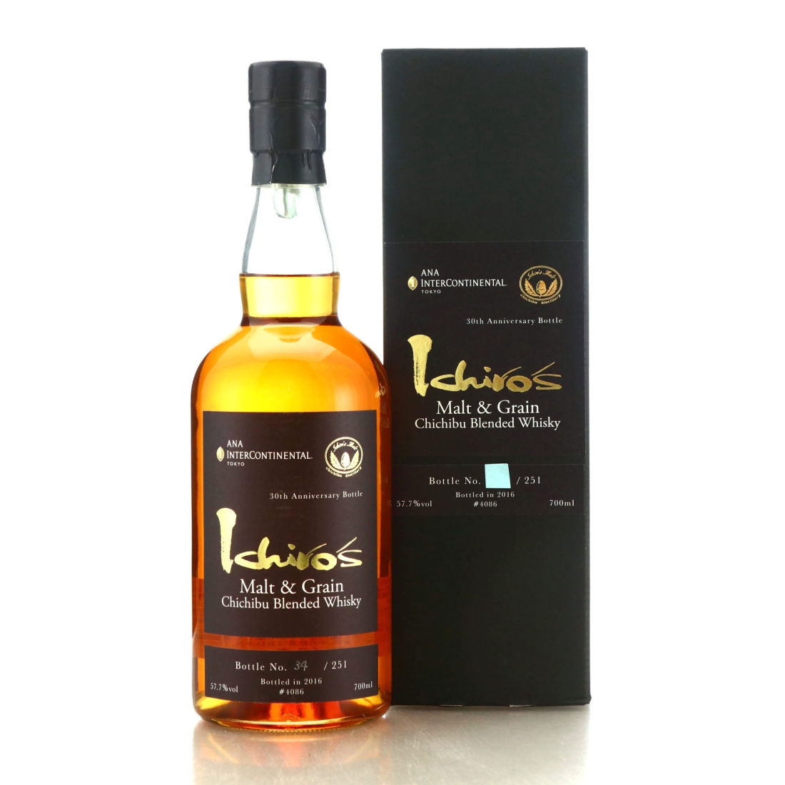 Ichiro's Malt and Grain Single Cask #4086 / ANA InterContinental 30th