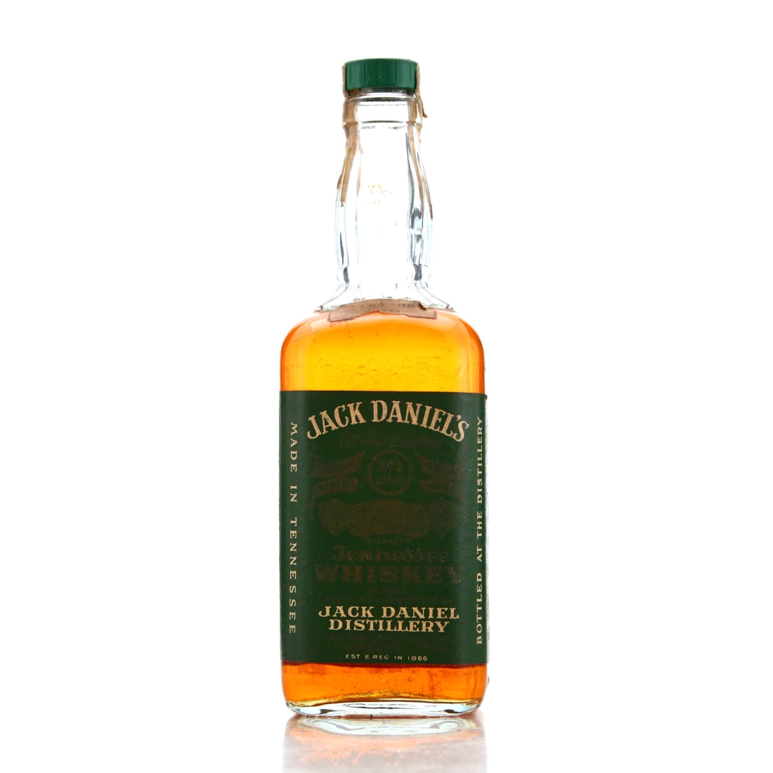 Jack Daniel's Old No.7 Brand Green Label 90 Proof 1976
