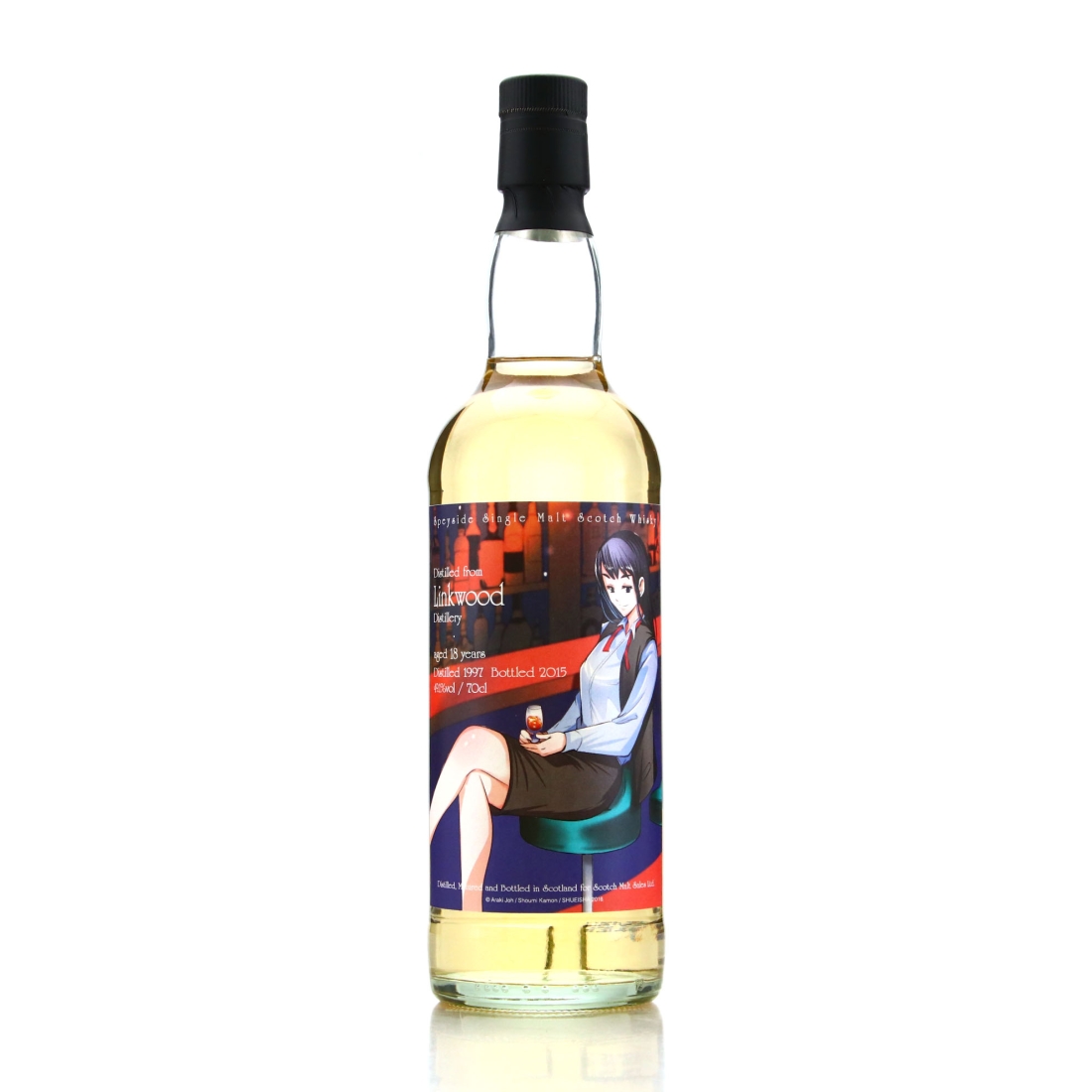 Linkwood 1997 Scotch Malt Sales 18 Year Old / Comic Art Collection