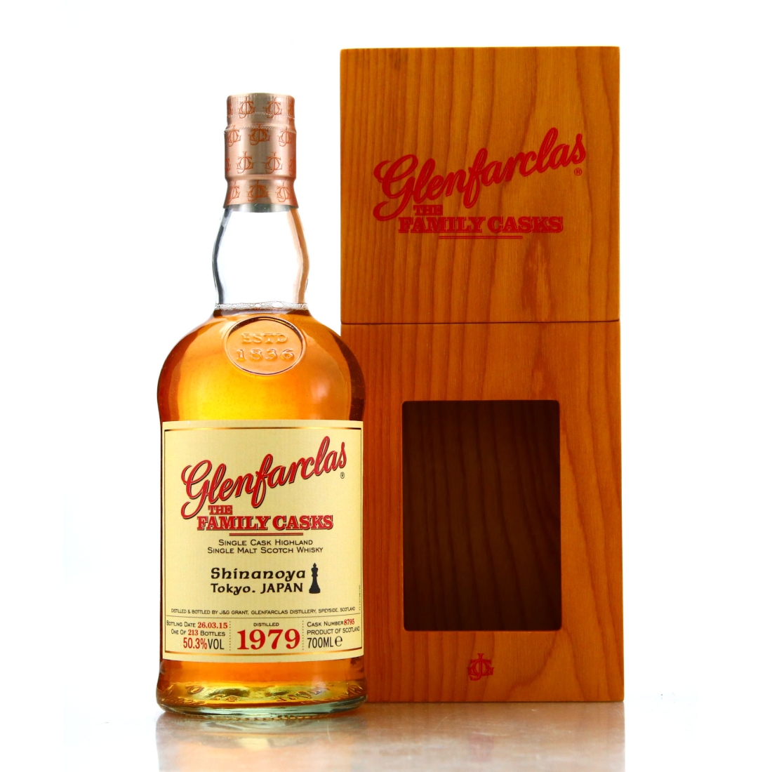Glenfarclas 1979 Family Cask #8795 / Shinanoya