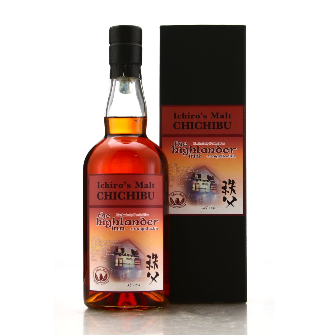 Chichibu 2010 Single Sherry Cask #2634 / Highlander Inn