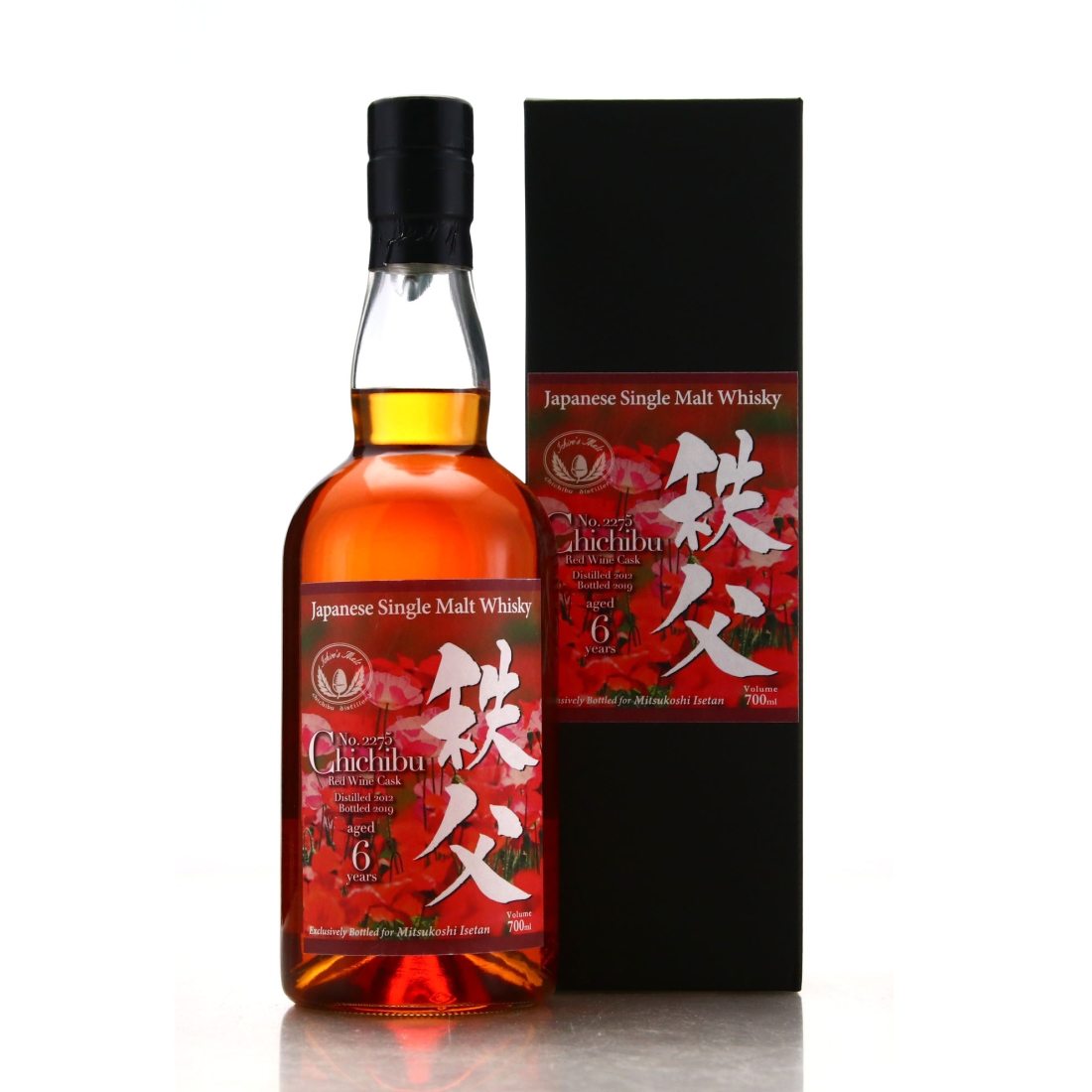 Chichibu 2012 Single Red Wine Cask 6 Year Old #2275 / Mitsukoshi Isetan