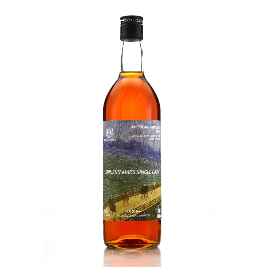 Shinshu 1992 Single American White Oak Cask 12 Year Old #1143 72cl / Shinanoya
