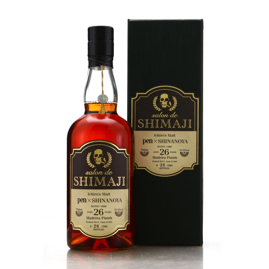Hanyu 1986 Ichiro's Malt 26 Year Old Madeira Finish #1383 / Shinanoya - Salon de Shimaji