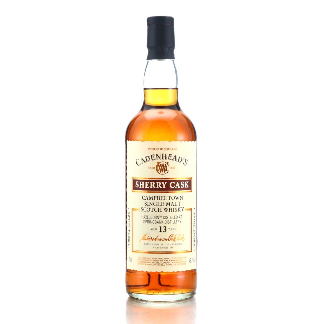 Hazelburn 2009 Cadenhead's 13 Year Old Sherry Cask