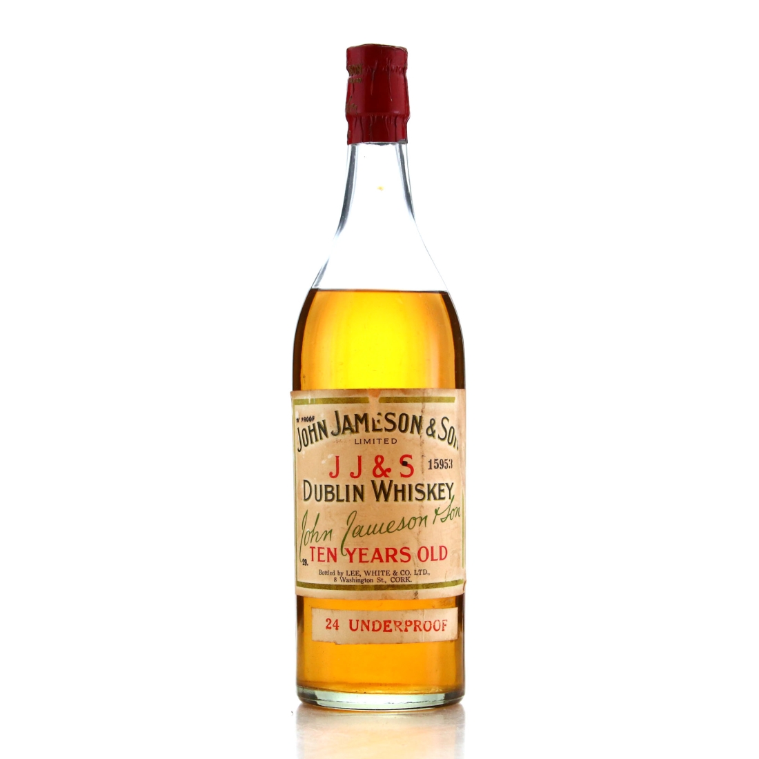 John Jameson and Son 10 Year Old circa 1920s / Lee, White & Co