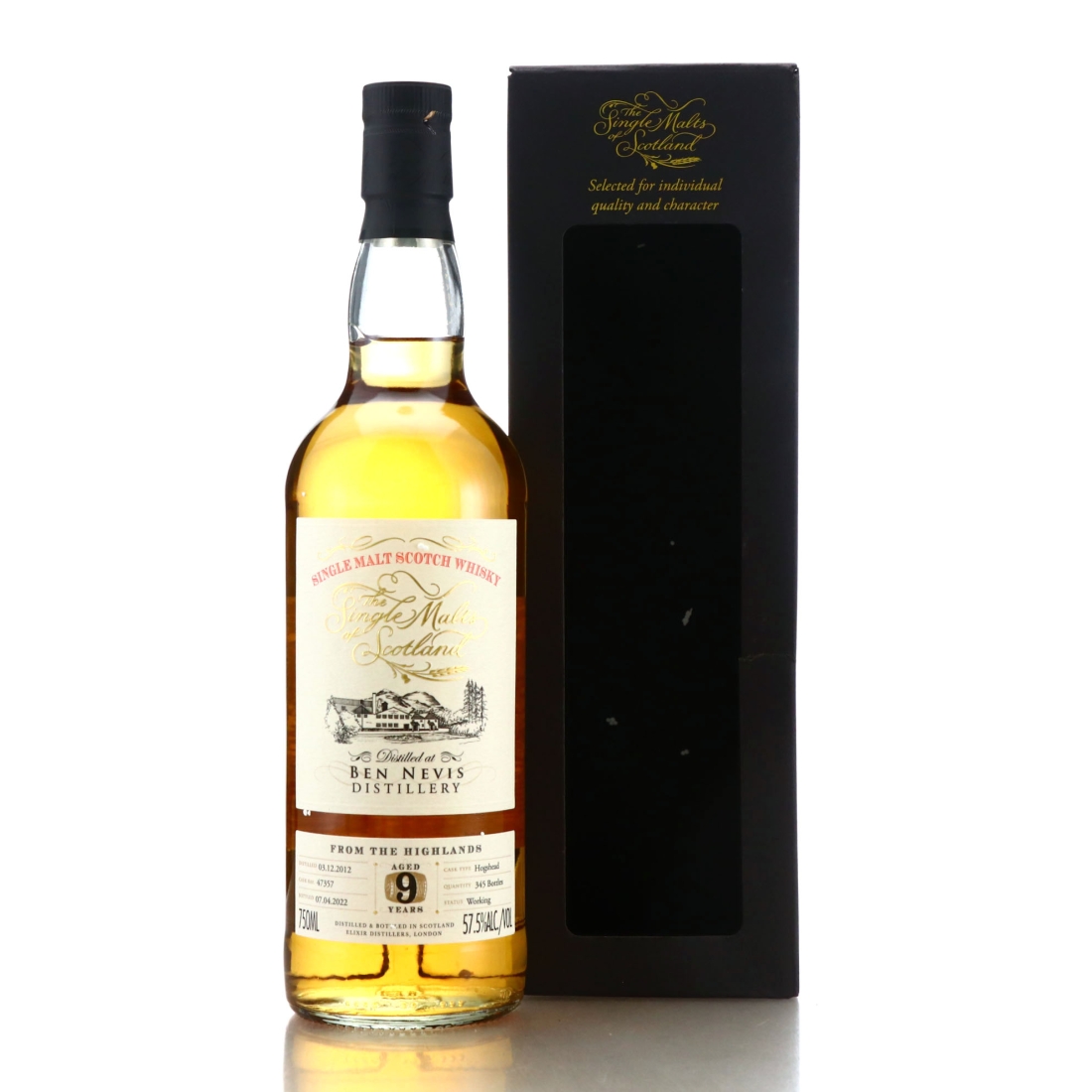 Ben Nevis 2012 Single Malts of Scotland 9 Year Old 75cl / US Import