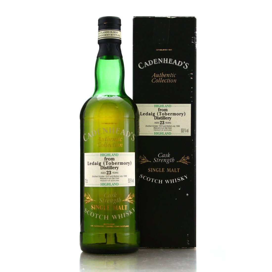 Ledaig 1972 Cadenhead's 23 Year Old