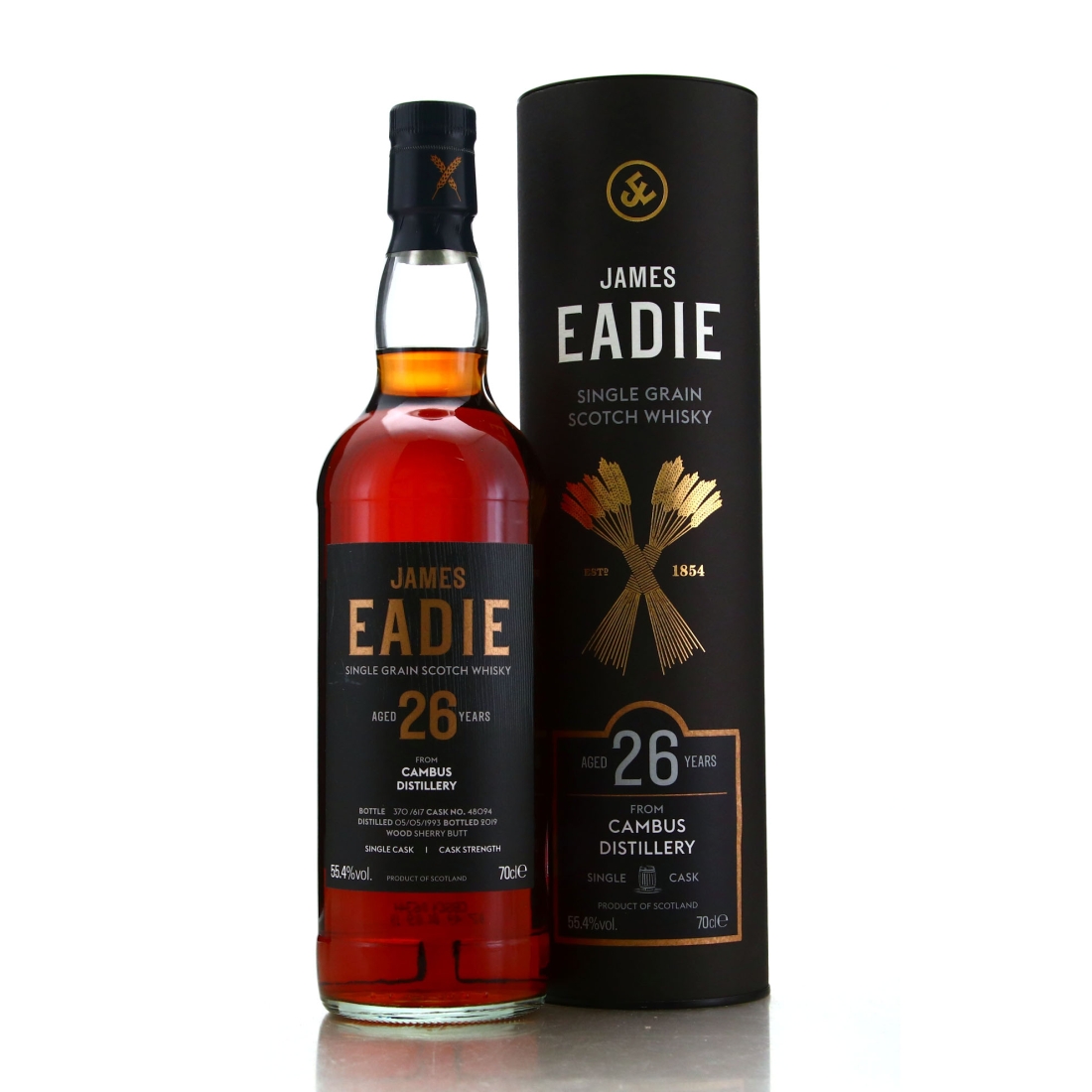 Cambus 1993 James Eadie 26 Year Old Sherry Cask