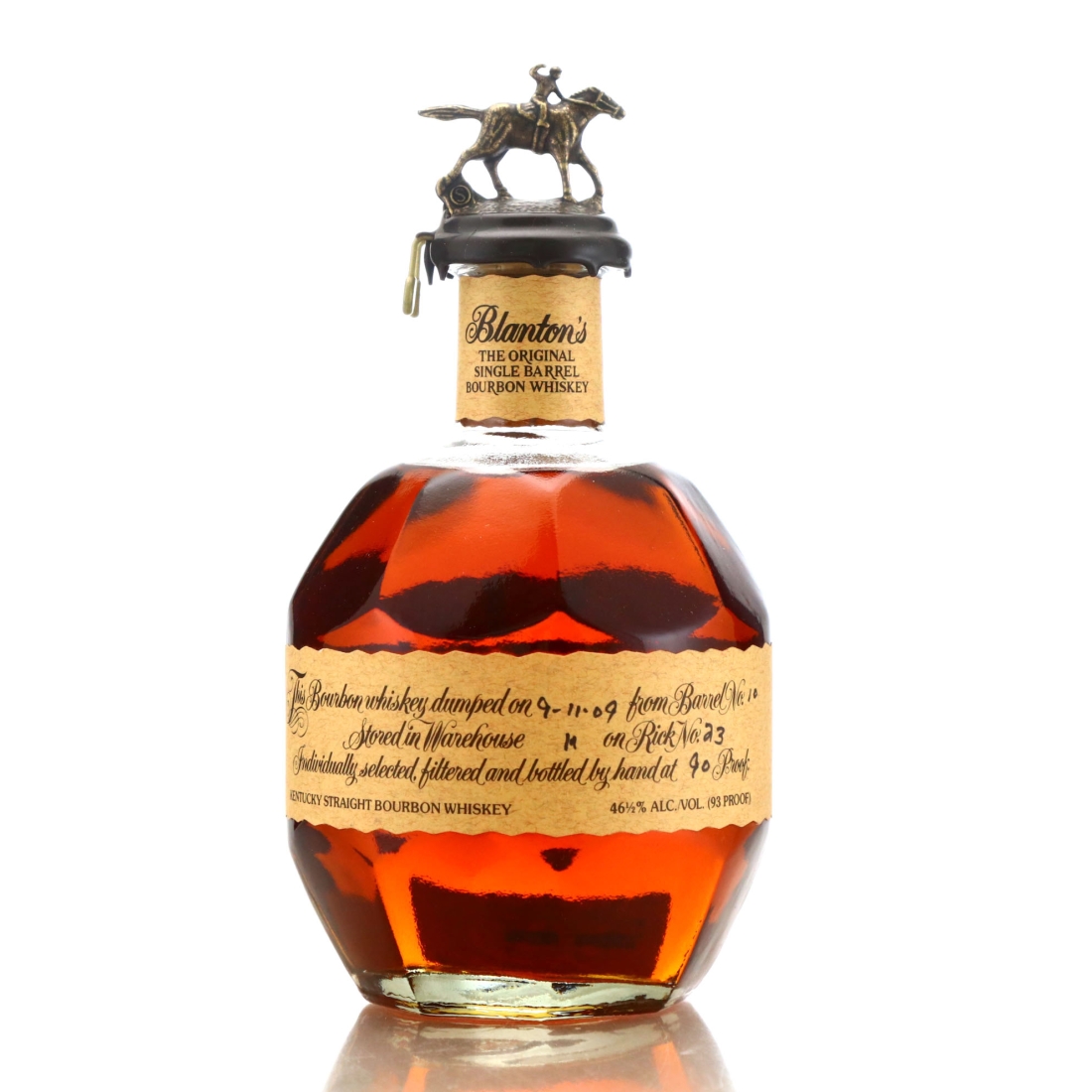 Blanton's Single Barrel dumped 2009
