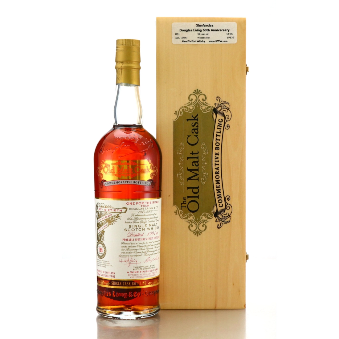 Glenfarclas 'Probably Speyside's Finest' 1991 Douglas Laing 18 Year Old / 60th Anniversary