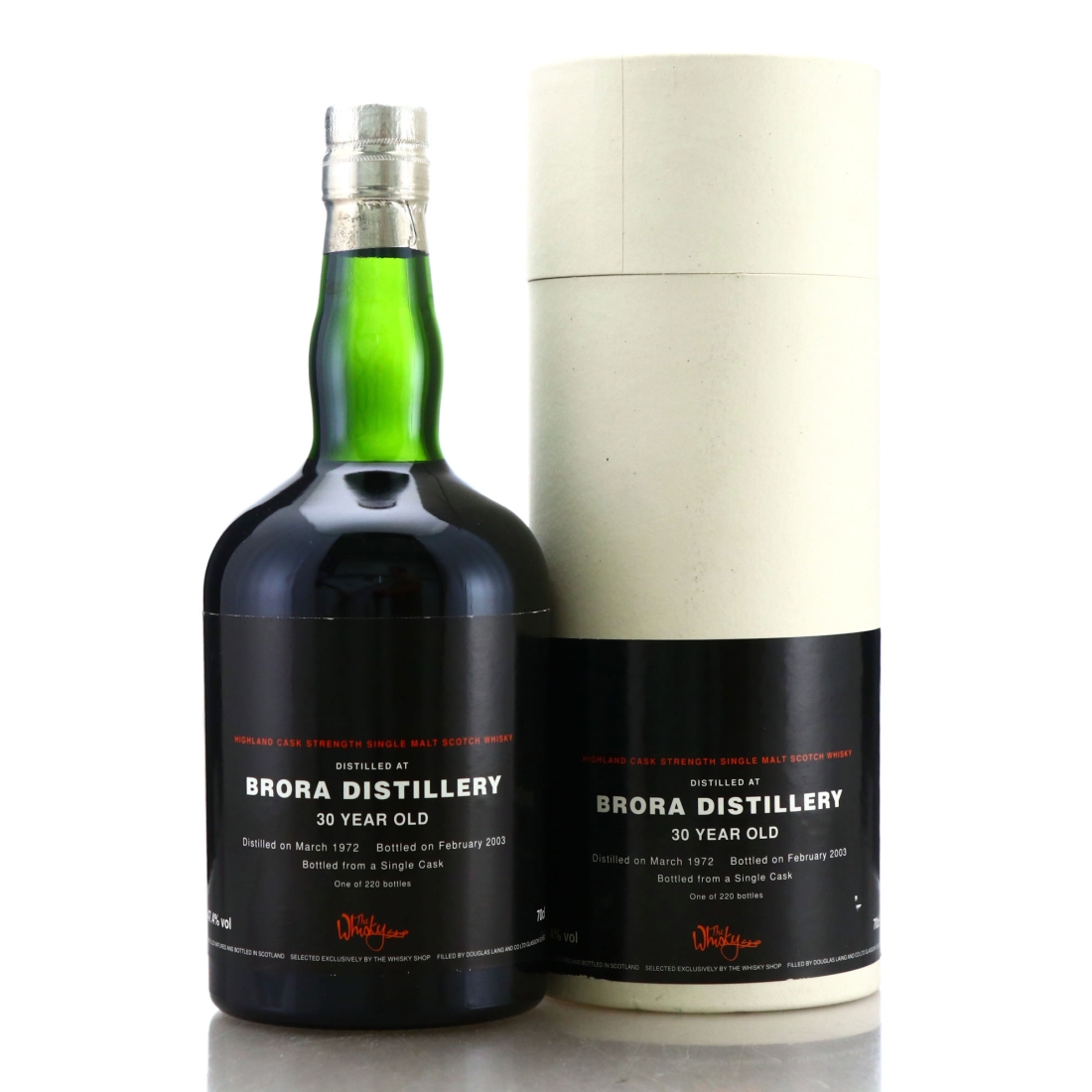 Brora 1972 The Whisky Shop 30 Year Old