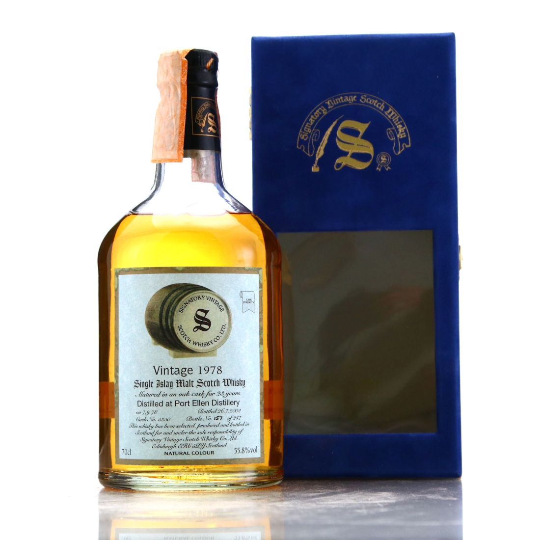 Port Ellen 1978 Signatory Vintage 23 Year Old / Cask #5350