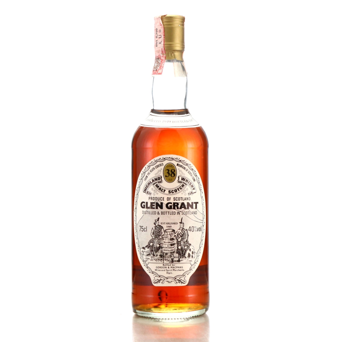 Glen Grant 1949 Gordon and MacPhail 38 Year Old / Sestante Import
