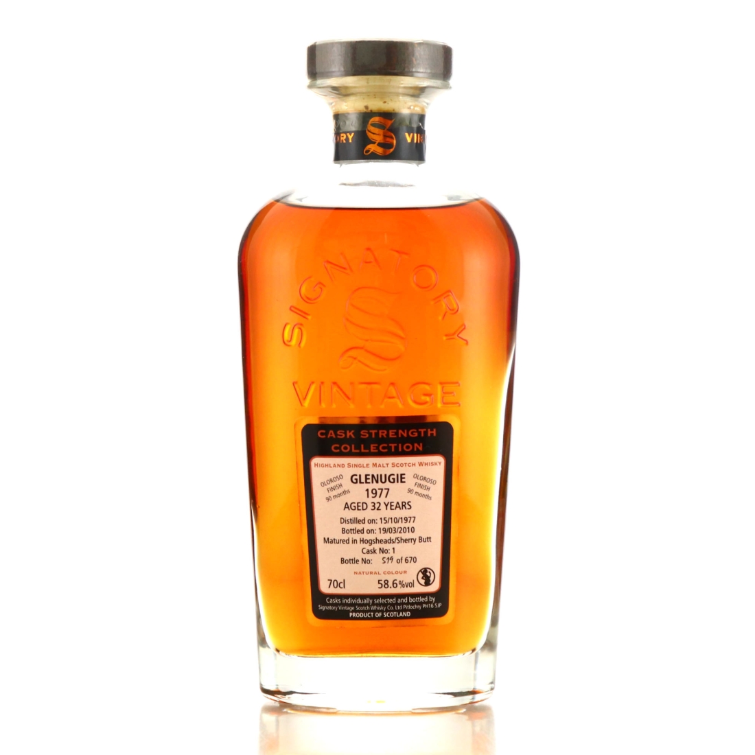 Glenugie 1977 Signatory Vintage 32 Year Old Cask Strength