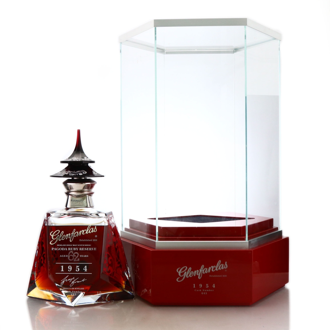 Glenfarclas 1954 Pagoda Ruby Reserve 62 Year Old #445 1.5 Litre / One of 62