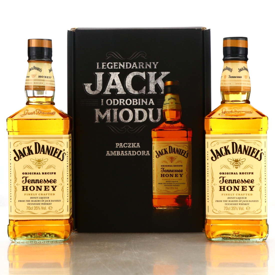 Jack Daniel's Tennessee Honey Gift Pack 2 x 70cl / Polish Ambassadors 