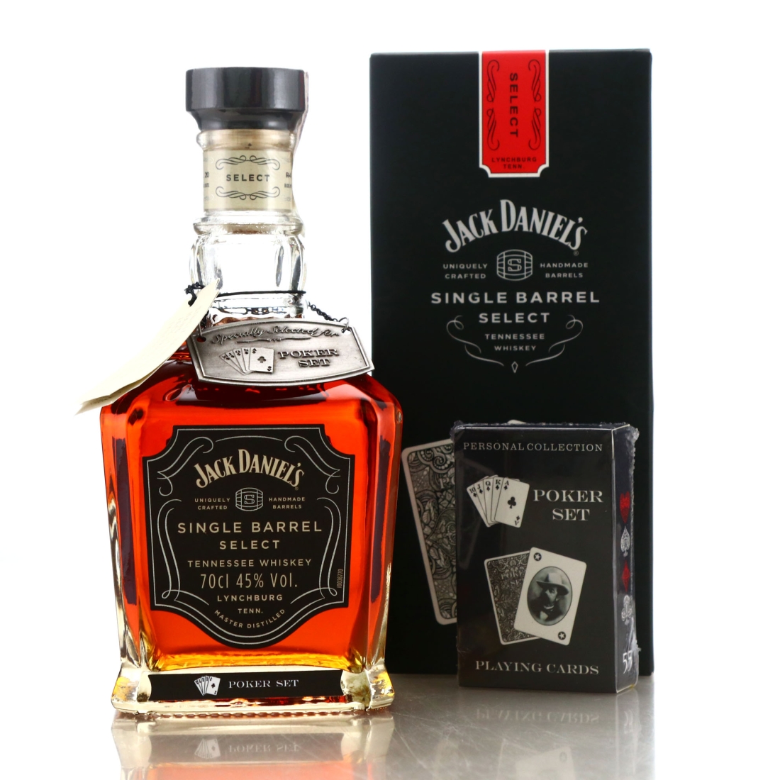 Jack Daniel's Single Barrel Select 2020 70cl / Poker Set