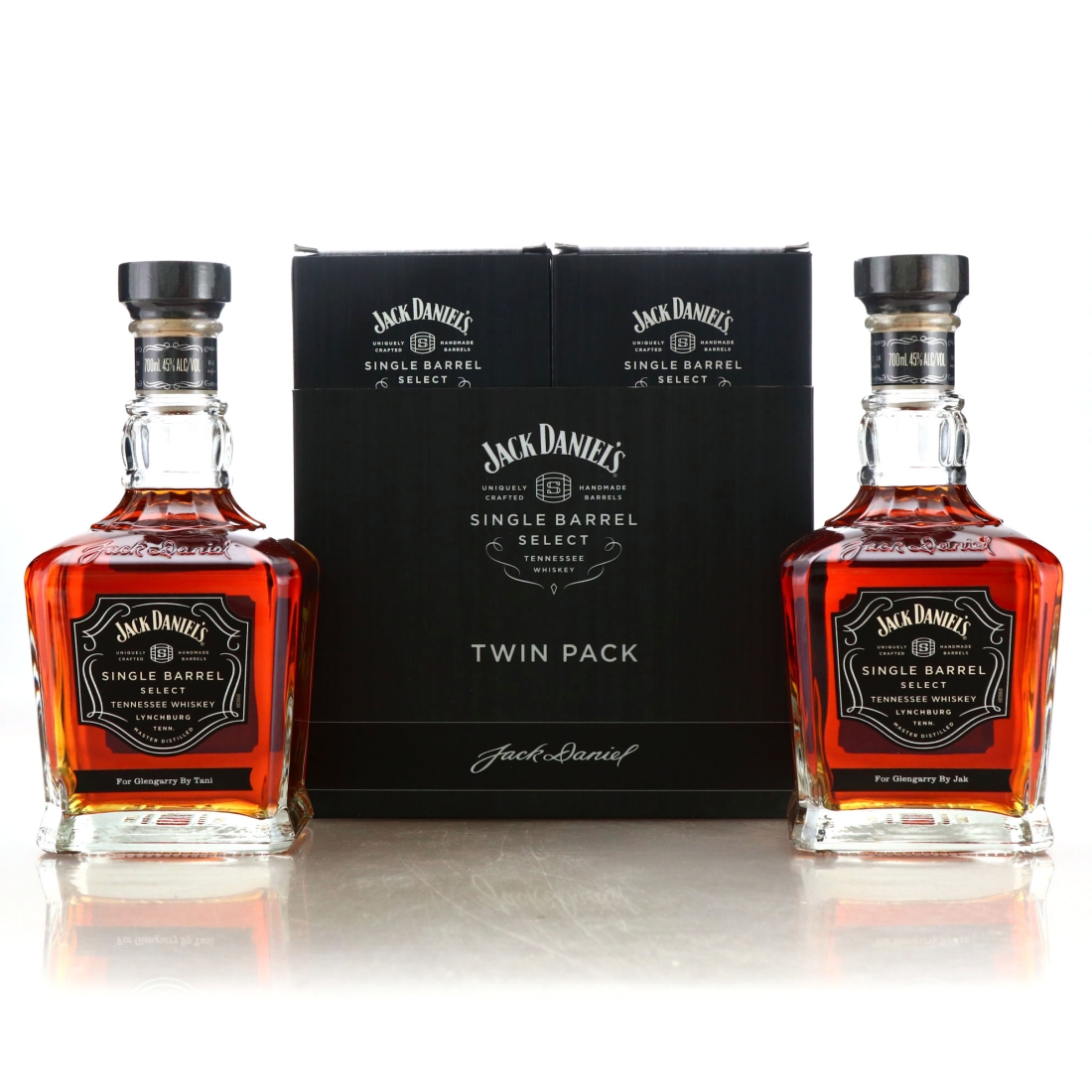 Jack Daniel's Single Barrel Select 2016 2 x 70cl / Glengarry Twin Pack - Signed