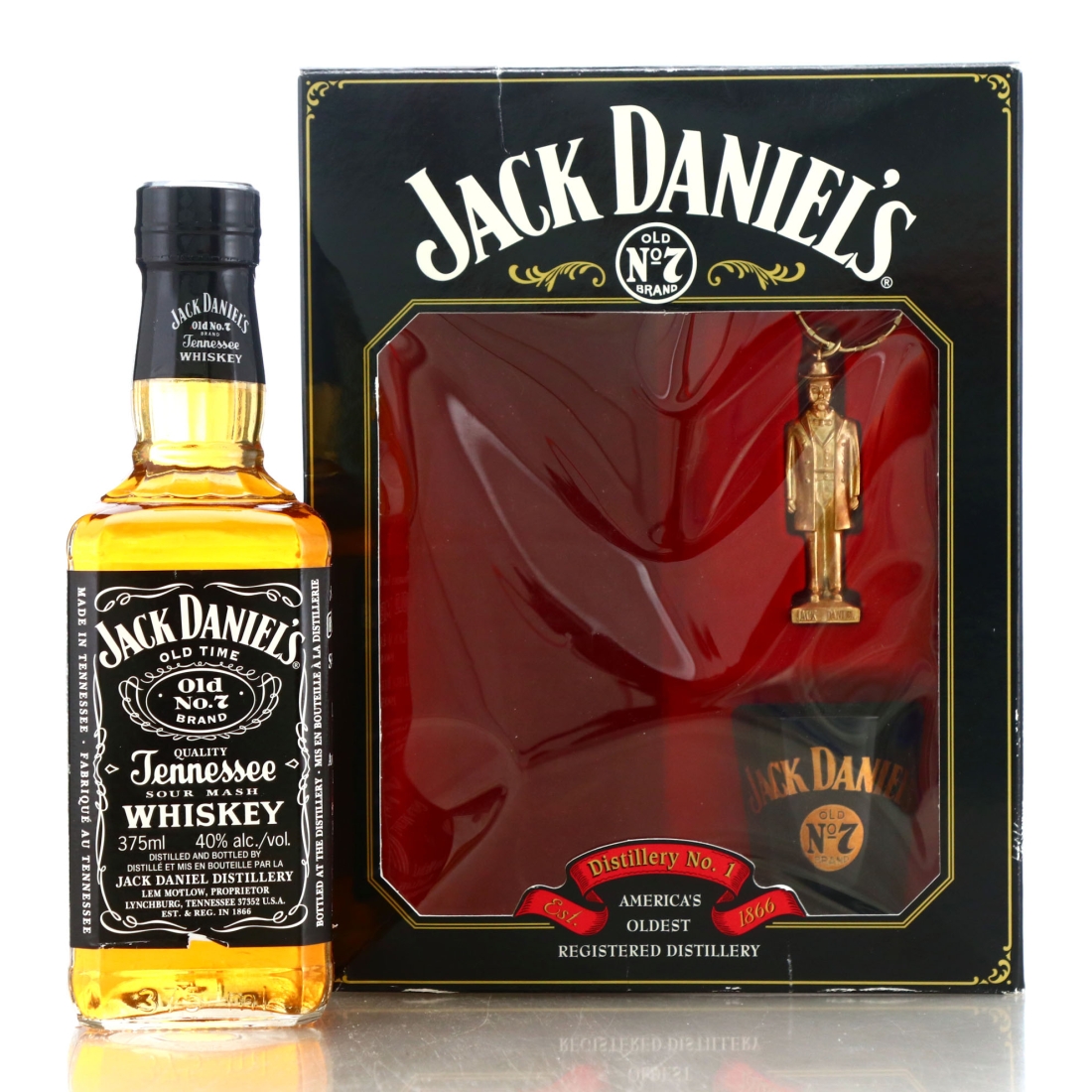 Jack Daniel's Old No.7 Brand 80 Proof Gift Pack 37.5cl 2003