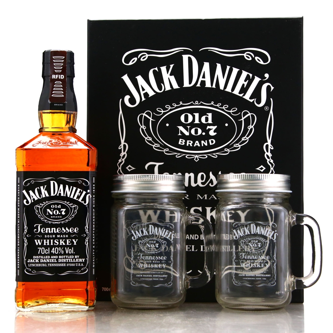 Jack Daniel's Old No.7 Brand 80 Proof Gift Pack 70cl / South Korea