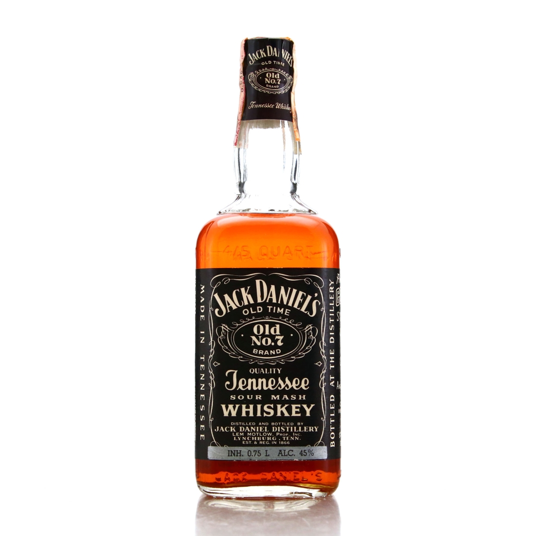 Jack Daniel's Old No.7 Brand 90 Proof 1971