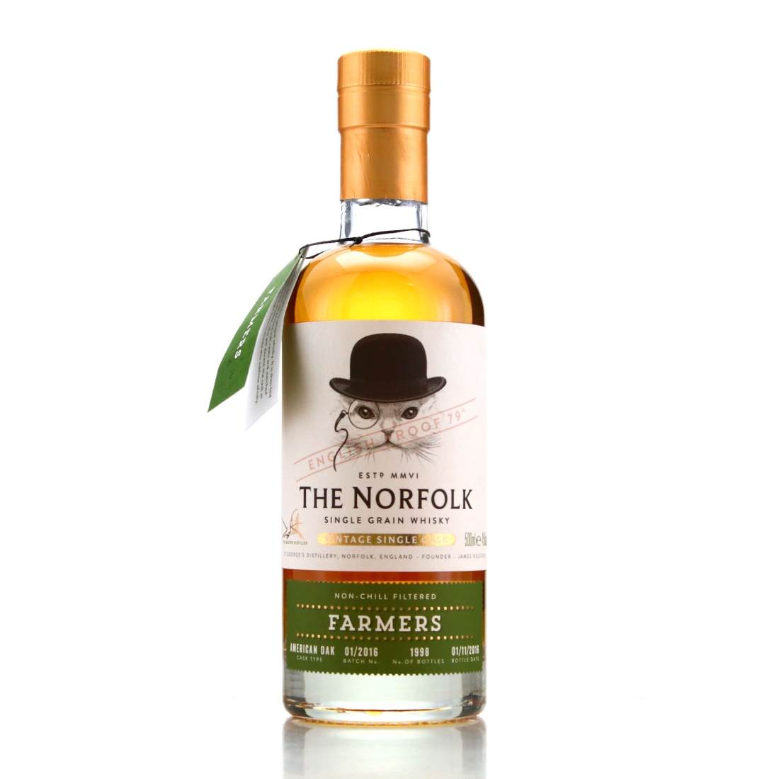 The Norfolk Farmers Single Grain Batch #01/2016 50cl