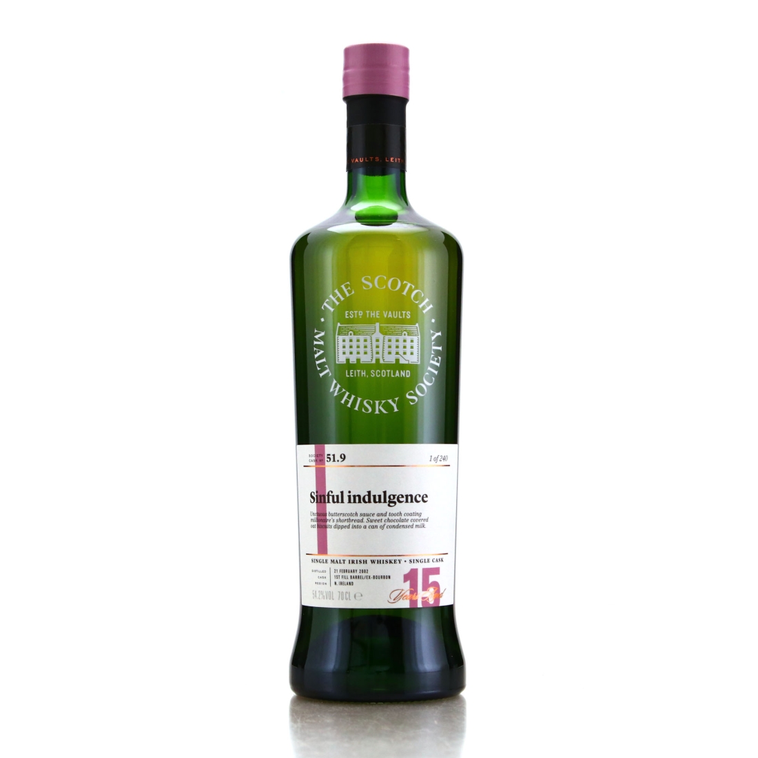 Bushmills 2002 SMWS 15 Year Old 51.9
